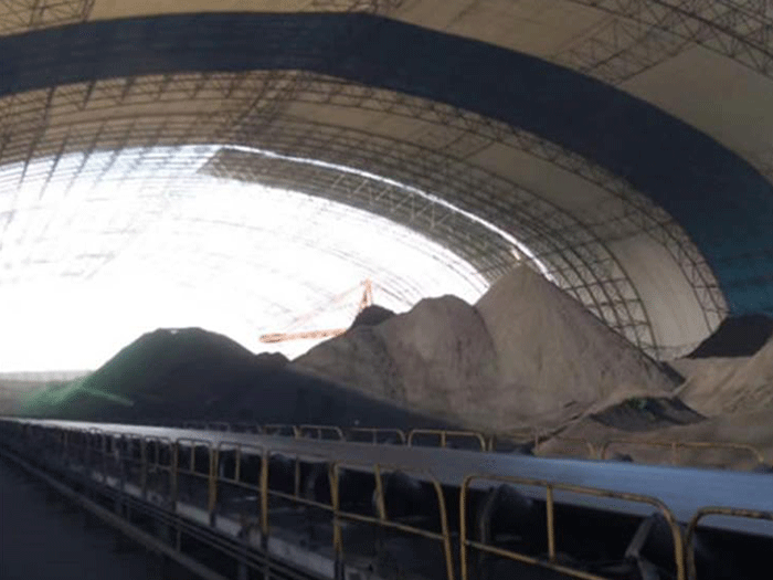 河北煤棚料仓网架